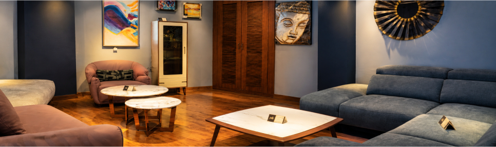 Lighting and décor at a Casa Living showroom